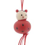 Gelukspoppetje Lieveheersbeestje (groot) (3cm)