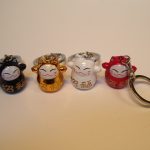 sleutelhanger gelukskat 3,5 cm