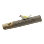 Houten koekoeksfluitje met vogel (12cm) - Afbeelding 3