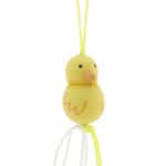Gelukspoppetje Kuiken Yellow bird (groot) (2,5cm)