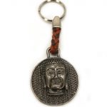 SH Boeddha 4cm met leerband 10cm