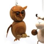 Swing figuur Uil aan veer