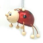 Swing figuur Lieveheersbeestje aan veer