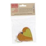 Slinger "Regenboog Harten" van lokta-papier (100cm) - Afbeelding 3