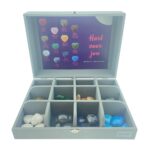 Edelsteen harten 4cm - 1,6cm dik (sterrenbeeld) + edelsteen uitleg - Afbeelding 2