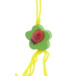 Gelukspoppetje Lieveheersbeestje op bloem (3cm)