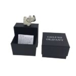 Speksteen geluks-olifant in doosje 6x6x4.5cm