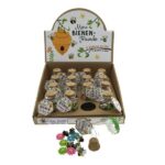 Bijen vriendjes 12 mini gum in flesje 3x5.5 cm