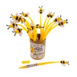 Bij - wiebel bijen pen  23 cm                                                                                                                                                   23-4 cm