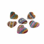 Speksteen hartjes Sunrise 3 - 3.5 cm ass.