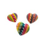 TIJD. UITV. Speksteen Hart Afrika design ass. (5x5x4cm)