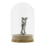 Stolpje Brons "Liefdes paar" (6x4,5cm) - Afbeelding 2