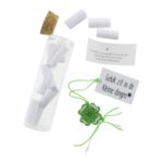 Buisje Geluksspreuken "Geluk zit in de kleine dingen" (10x3cm) - Afbeelding 2