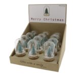 Stolpje Kerstboom "Merry Christmas" (6x4,5cm)