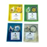 Zeepje & kaarsjes, kleur/geur ass. in cadeau doosje 14x5cm