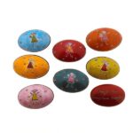 Speksteen Engeltje Lief bont/ovaal ass. (7x4,5cm)