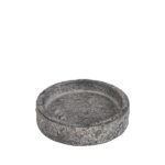 Schaaltje cement, antraciet/dark grey (Ø8xh2cm)