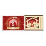 Mini silhouet - luciferdoosje - Kerststal