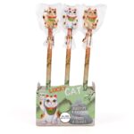 Lucky Cat - potlood met gum ass.