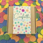 Doosje met confetti bloemzaadjes 9.5x8.5x3cm - Afbeelding 2