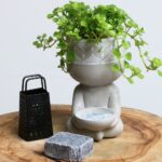 Giftbox Boeddha grey, musk (boeddha-potje, rasp en aromablokje) - Afbeelding 2