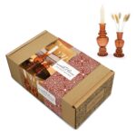 Giftbox Venice amber (vaas en kandelaar) - Afbeelding 2