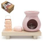Giftbox Aroma Vesuvius pink, Rose (brander, rasp, plateau en aromablokje)