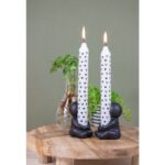 Giftbox Hug Candle black hearts (hug-kandelaar) - Afbeelding 2