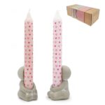 Giftbox Hug Candle pink hearts (hug-kandelaar)