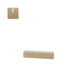 Beuken standaard voor kaarten / menu 15x3x3cm - Afbeelding 2