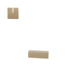Beuken standaard voor kaarten / menu 10x3x3cm - Afbeelding 2