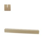 Beuken standaard voor kaarten / menu 30x3x3cm - Afbeelding 2