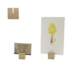 Eiken kaarthouder 3x3x3cm