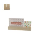 Beuken standaard voor kaarten / menu 22x3x3cm