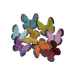 Speksteen vlinder ass. (6x6cm)