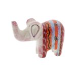 Speksteen olifant slurf omhoog ass. (10x7cm) - Afbeelding 2