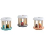 Houten rammelaar pastel (kleur ass.)