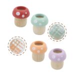 Houten paddenstoel kaleidoscoop (kleur ass.)