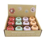 Houten paddenstoel kaleidoscoop (kleur ass.) - Afbeelding 2