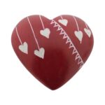 Speksteen Hart rode hartjes ass. (4cm) - Afbeelding 2