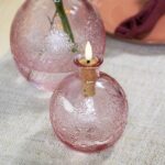 Giftbox Bologna met led wick pink (olielamp) - Afbeelding 2