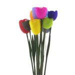 Zijde Cocon "Bloemtjes" set van 12 (35cm) - Afbeelding 2
