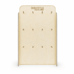 Display voor Sleutelhangers blank hout (26x12x40cm) - Afbeelding 2