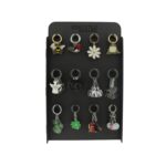 Display voor Sleutelhangers zwart hout (26x12x40cm)