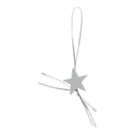 Gelukspoppetje Ster goud/zilver plat (2,5cm) - Afbeelding 3