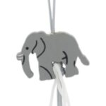 Gelukspoppetje Olifant lopend plat (2,5cm)
