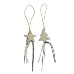 Gelukspoppetje Ster & Boom natuur plat ass. (2,5cm) - Afbeelding 2