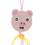 Gelukspoppetje Varken plat (2,5cm)