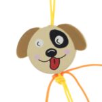 Gelukspoppetje Hond plat (3cm)