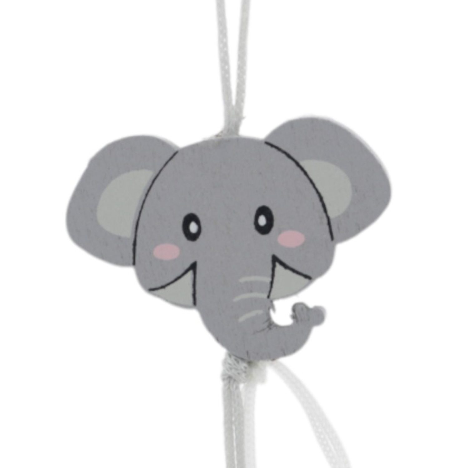 21254-Gelukspoppetje-Olifant-plat-(3cm)-1 Gelukspoppetje Olifant plat (3cm) - Afbeelding 1